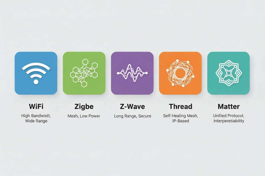 Understanding Smart Home Connectivity: WiFi, Zigbee, Thread, and More