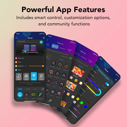 Govee RGBIC Wi-Fi + Bluetooth LED Strip Lights With Protective Coating