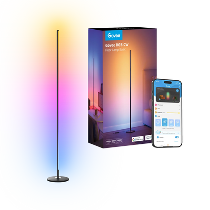 Govee RGBICW Smart Corner Floor Lamp